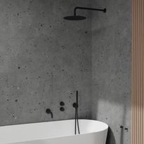 Sadesuihkusetti Scandtap Harmonized 3X, termostaattihanalla, vettä säästävä, juoksuputkella, piiloasennus, väri.