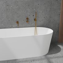 Suihkusetti Scandtap Steel Harmonized 4, termostaattihanalla, vettä säästävä, juoksuputkella, piiloasennus, väri
