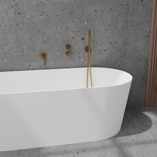 Suihkusetti Scandtap Steel Harmonized 4, juoksuputkella, piiloasennus, eri värejä