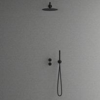 Sadesuihkusetti Scandtap Harmonized 2x Black, piiloasennettava, musta