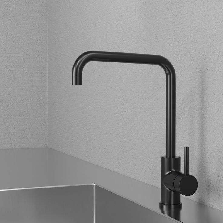 Keittiöhana Scandtap Steel Square Shadow musta