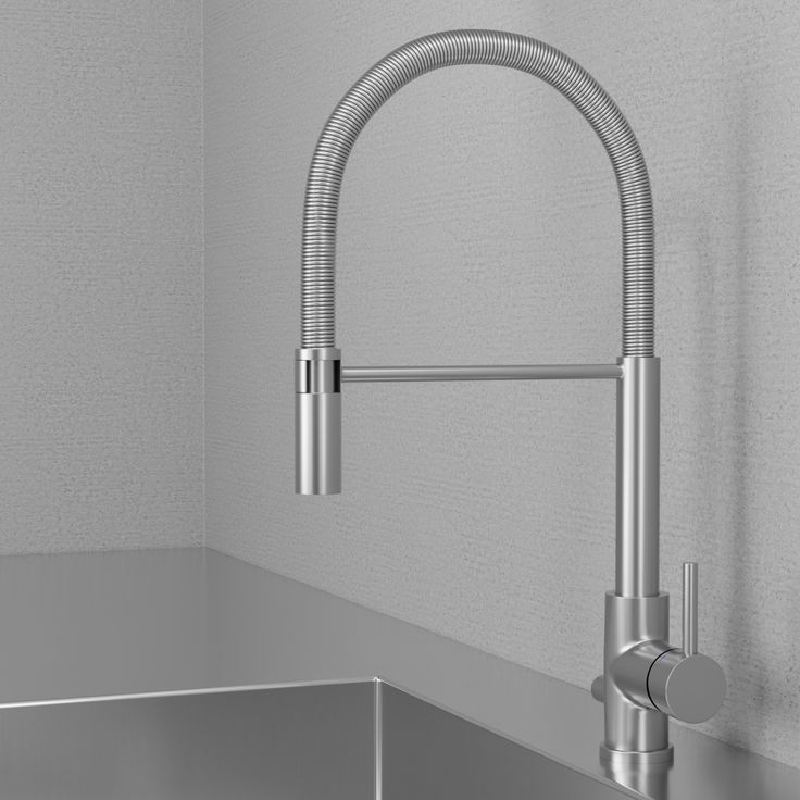 Keittiöhana Scandtap Steel Pro D pesukoneventtiilillä
