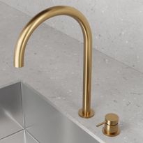 Keittiöhana Scandtap Steel Harmonized K2 Sand, messinki