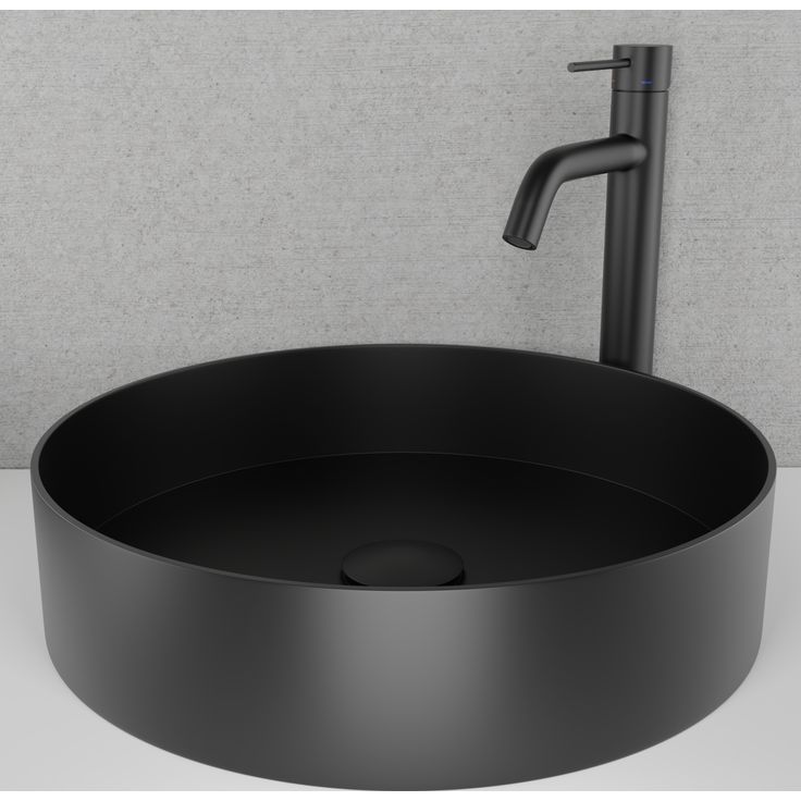 Pesuallas Scandtap Rare R Black, ø375x90mm, musta