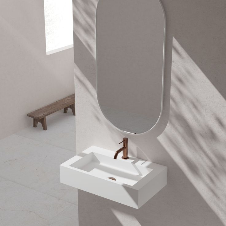 Pesuallaspaketti Scandtap Solid SW 1 Amber, sis. hanan, peilin ja pohjaventtiilin