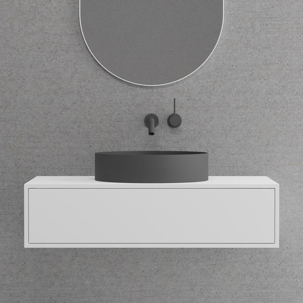 Allaskaappi Scandtap Solid S800, 800x475mm, valkoinen