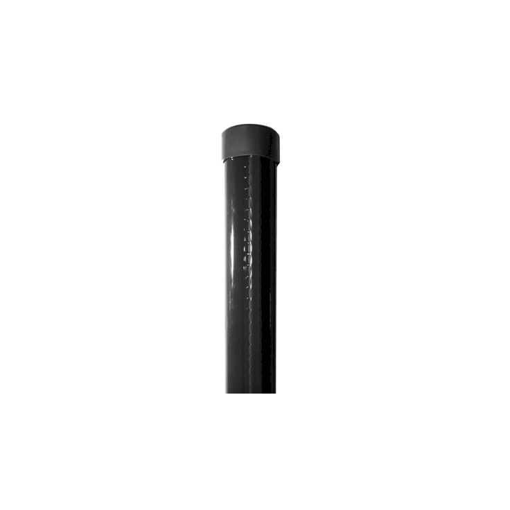 Verkkoaidan tolppa Ab Polar, pyöreä 48 mm korkeus 250 cm, harmaa