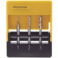 Jyrsinteräsarja Proxxon 1/2/3mm 3kpl