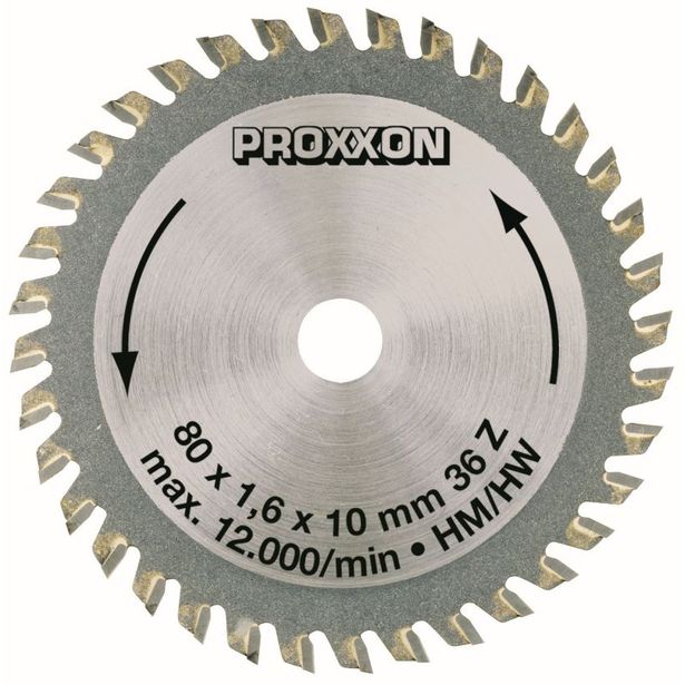 Pyörösahanterä Proxxon 28732 80x1,6x10mm