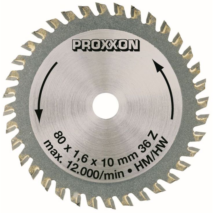 Pyörösahanterä Proxxon 28732 80x1,6x10mm
