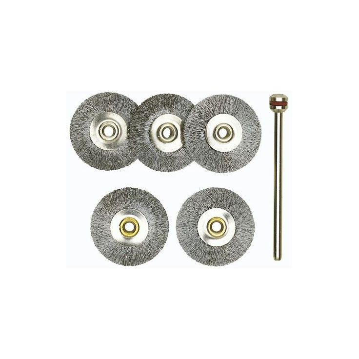 Harjasarja porakoneelle Proxxon 28956, ruostumattomasta teräksestä, 22mm, 5 kpl