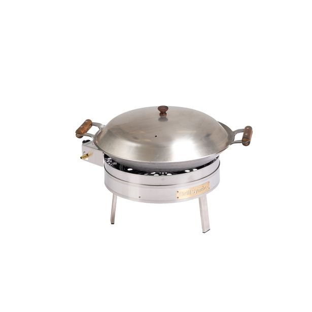 Cataplanapannu GrillSymbol WP 450 inox CAT Ø45 cm