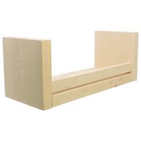 Hylly, 50x12x12cm, tervaleppää