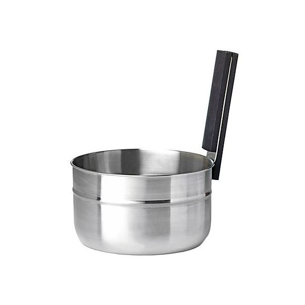 Teräskiulu, 5l, musta kahva