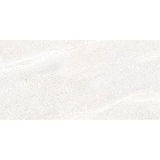 Lattialaatta Pukkila Landstone White, himmeä, sileä, 1198x598mm