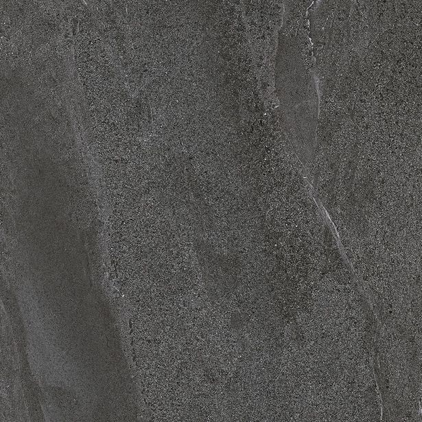 Lattialaatta Pukkila Landstone Anthracite, himmeä, sileä, 598x598mm