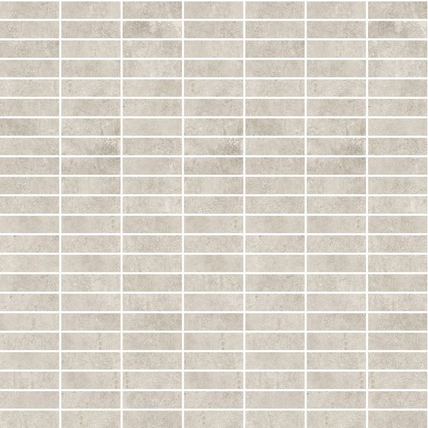 Mosaiikkilaatta Pukkila Stonemix White mattoncino, himmeä, sileä, 14x43mm