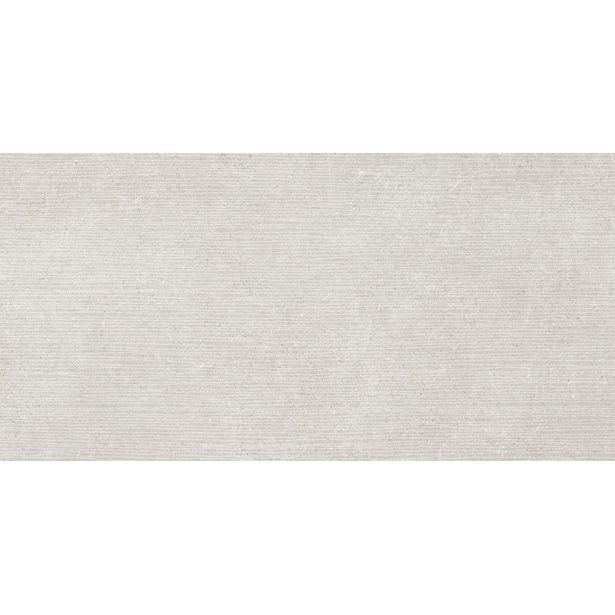 Lattialaatta Pukkila Ease Light Grey Ribbed, matta, sileä, 59.8x119.8cm