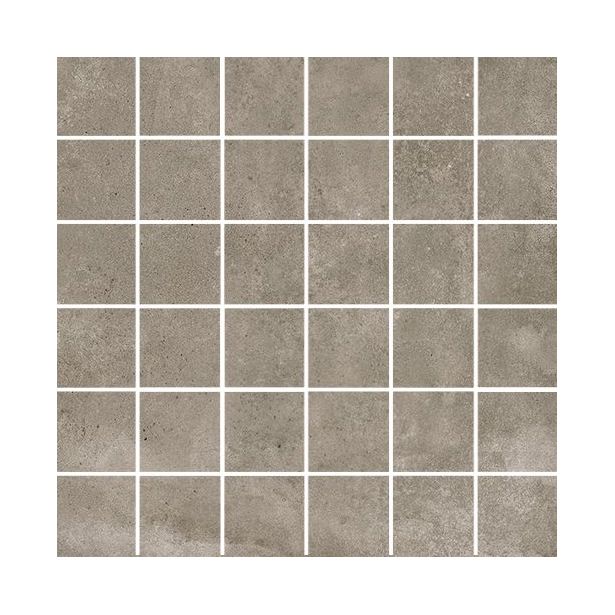 Mosaiikkilaatta Pukkila Europe Greige, himmeä, sileä, 50x50mm