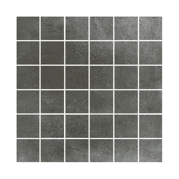 Mosaiikkilaatta Pukkila Europe Black, himmeä, sileä, 50x50mm