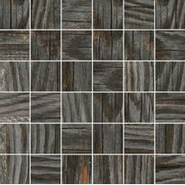 Mosaiikkilaatta Pukkila Artwood Blackblue, himmeä, sileä, 50x50mm