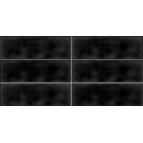 Kuviolaatta Pukkila Soho Black, himmeä, struktuuri, 297x97mm