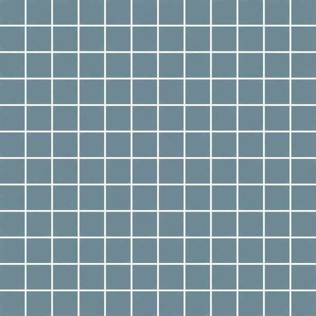 Mosaiikkilaatta Pukkila Mosaico Porcelanico Blue, himmeä, sileä, 25x25mm