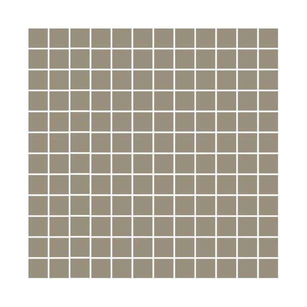 Mosaiikkilaatta Pukkila Mosaico Porcelanico Grey, himmeä, sileä, 25x25mm