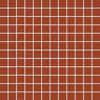 Mosaiikkilaatta Pukkila Mosaico Porcelanico Red, himmeä, sileä, 25x25mm
