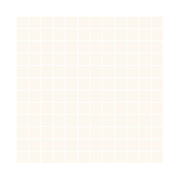 Mosaiikkilaatta Pukkila Mosaico Porcelanico Porcelaine White, himmeä, sileä, 25x25mm
