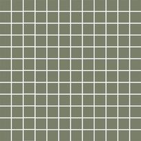 Mosaiikkilaatta Pukkila Mosaico Porcelanico Green, himmeä, sileä, 25x25mm
