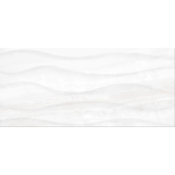 Kuviolaatta Pukkila Glam Onice Bianco, kiiltävä, sileä, 547x247mm