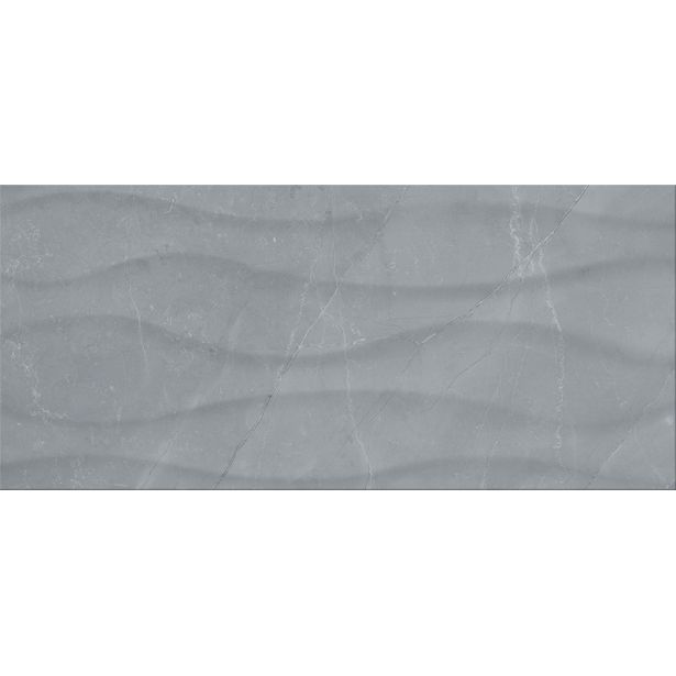 Kuviolaatta Pukkila Glam Amani Grey, kiiltävä, sileä, 547x247mm