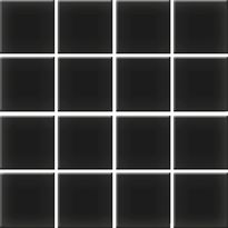 Mosaiikkilaatta Pukkila Color Black, himmeä, sileä, 47x47mm