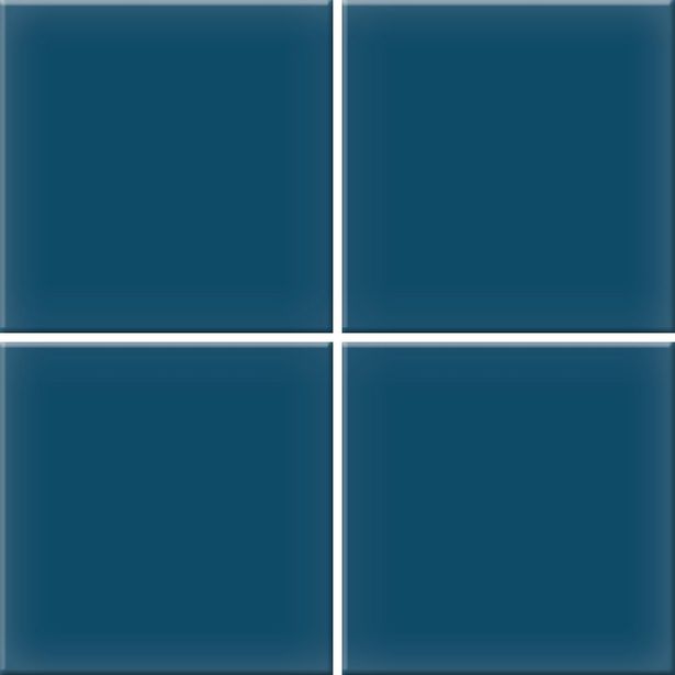 Mosaiikkilaatta Pukkila Color Petrol Blue, himmeä, sileä, 97x97mm