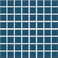 Mosaiikkilaatta Pukkila Color Petrol Blue, himmeä, sileä, 22x22mm
