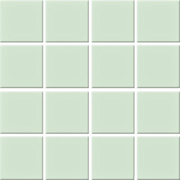 Mosaiikkilaatta Pukkila Color Water Green, himmeä, sileä, 47x47mm