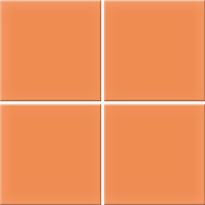 Lattialaatta Pukkila Color Tangerine, himmeä, sileä, 97x97mm