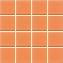 Mosaiikkilaatta Pukkila Color Tangerine, himmeä, sileä, 47x47mm
