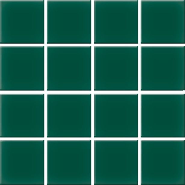 Mosaiikkilaatta Pukkila Color Victorian Green, himmeä, sileä, 47x47mm