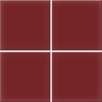 Lattialaatta Pukkila Color Burgundy, himmeä, sileä, 97x97mm
