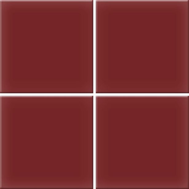 Mosaiikkilaatta Pukkila Color Burgundy, himmeä, sileä, 97x97mm