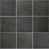 Lattialaatta Pukkila Europe Black, himmeä, sileä, 97x97mm
