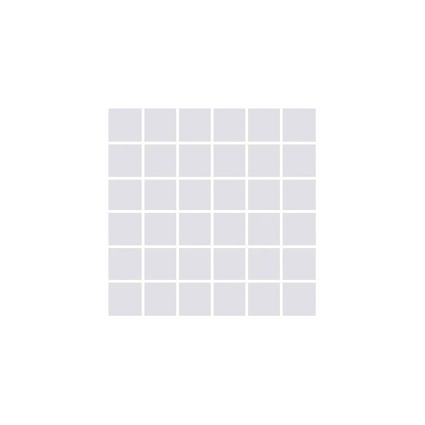 Mosaiikkilaatta Pukkila Pro Technic Color Light Grey, himmeä, sileä, 47x47mm