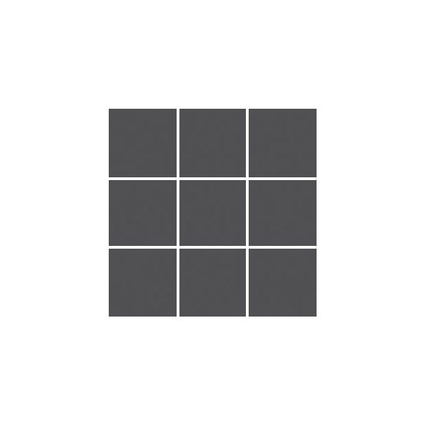 Lattialaatta Pukkila Pro Technic Color Anthracite, himmeä, sileä, 97x97mm