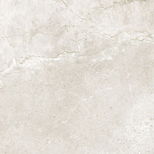 Lattialaatta Pukkila Stone Age White, 59.2x59.2cm, karhennettu, matta