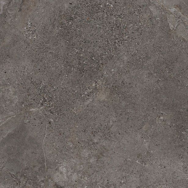 Lattialaatta Pukkila Stone Age Anthracite, 59.2x59.2cm, karhennettu, matta