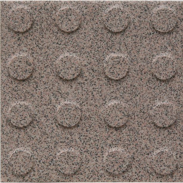 Lattialaatta Pukkila Natura Granite Rose, himmeä, struktuuri, pyörönasta, 96x96mm