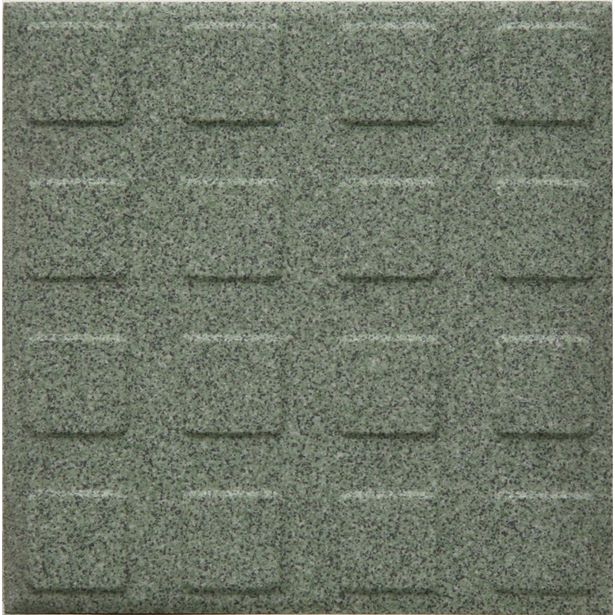 Lattialaatta Pukkila Natura Granite Green, himmeä, struktuuri, neliönasta, 96x96mm
