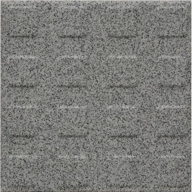 Lattialaatta Pukkila Natura Speckled White, himmeä, struktuuri, neliönasta, 96x96mm
